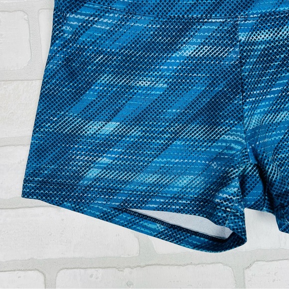 Athletic Shorts, Blue with Design, Buttery Soft, Size S/M Very Comfortable! - Picture 2 of 11